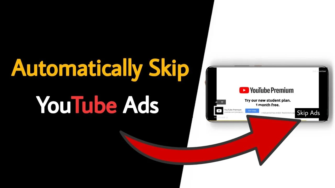 Trick to Automatically Skip YouTube Video Ads on Your PC [Working]
